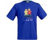 Dječja majica Pat i Mat royal plava, veličina 122 Majice Pat i Mat - Dječje majice