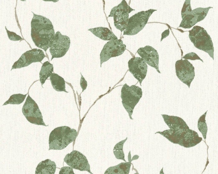 36687-4 Tapete za zid Flavour Zeleno lišće - Flis tapeta