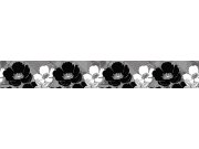 Samoljepljiva bordura Crnobijelo cvijeće WB8239 Samoljepljive bordure