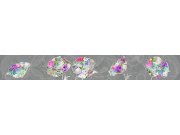 Samoljepljiva bordura Apstrakcija cvijeće WB8244 Samoljepljive bordure
