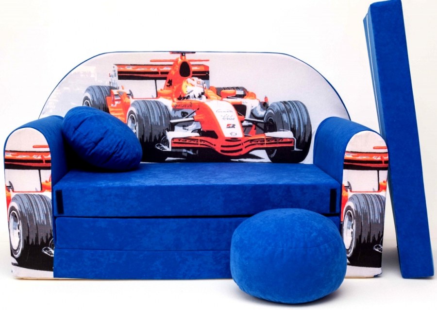 Dječja sofa Velka Formula plava