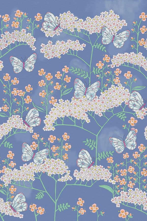 Luksuzna flis foto tapeta digitalni tisak Rice 2 383620, Butterflies Flowers, 186x280cm | Ljepilo besplatno - Eijffinger