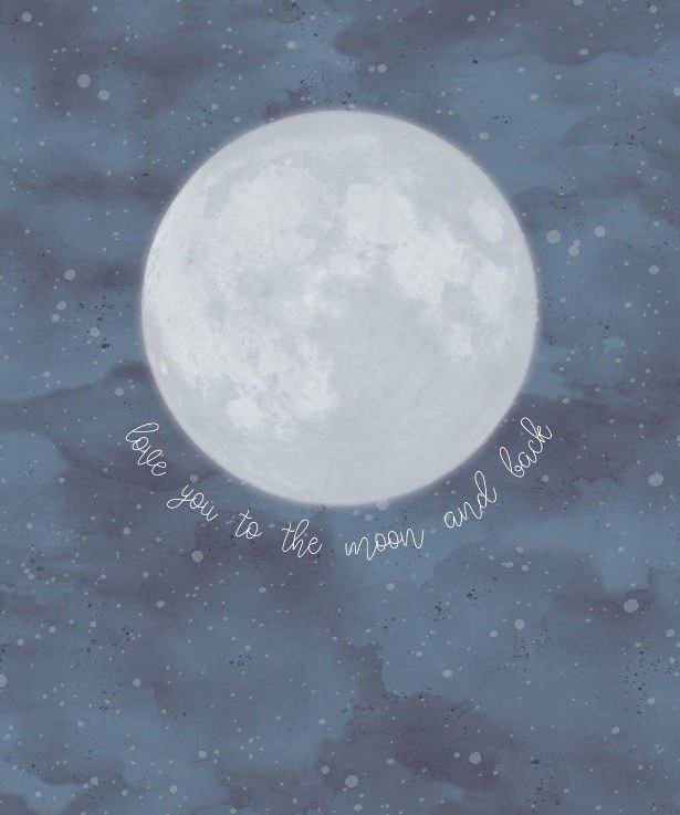 Dječja zidna flis foto tapeta Mini Me 399119, Over the Moon, 232,5 x 280 cm | Ljepilo besplatno - Eijffinger
