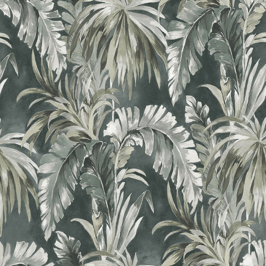 Luksuzna zidna flis tapeta Essentials EE22531, Tropical Leaves | 0,53 x 10 m | Ljepilo besplatno - Decoprint