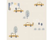 Dječja flis tapeta automobili Sweet Dreams ND21110 | 0,53 x 10 m | Ljepilo besplatno Djeca