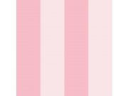 Dječja ružičasta prugasta papirnata tapeta 6080002 | 0,53 x 10 m | Ljepilo besplatno Na skladištu