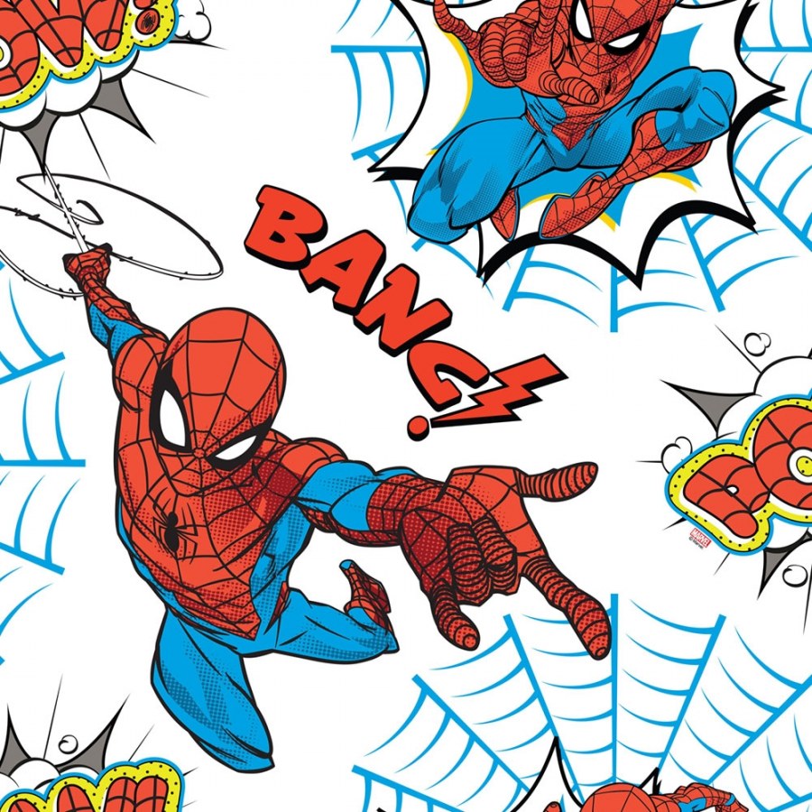 Dječja papirnata tapeta Kids@Home Spiderman, 108553, 0,52 x 10 m | Ljepilo besplatno