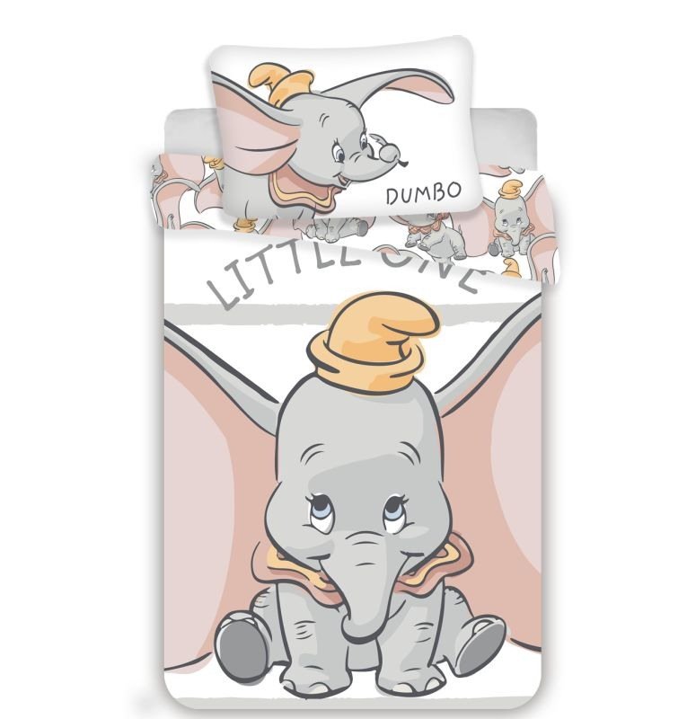 Posteljina Dumbo prugasta beba 100/135, 40/60 - Posteljina za krevetiće
