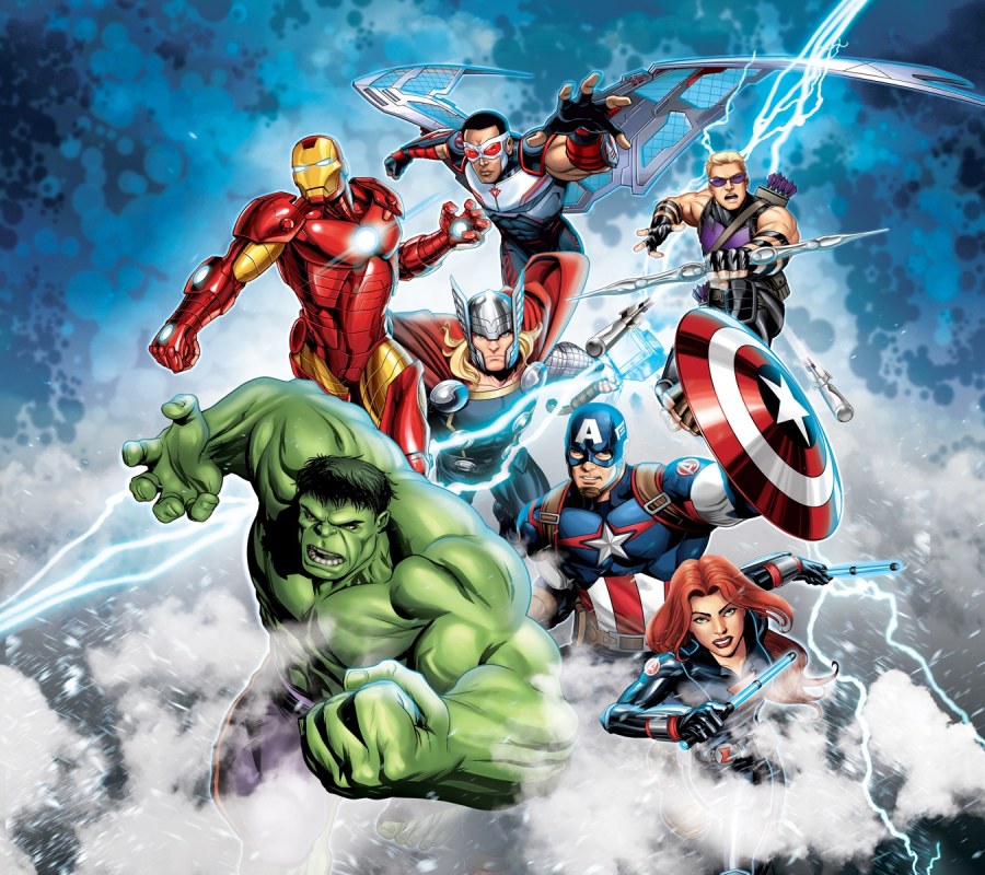 Foto zavjese Avengers FCSXL4392, 180 x 160 cm - Foto zavjese