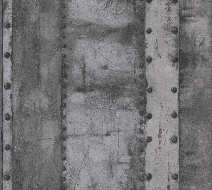 37743-4 Ukrasna flis tapeta Industrial, 0,53 x 10 m | Ljepilo besplatno - AS Création