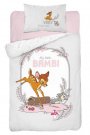 DETEXPOL Posteljina za krevetiće Little Bambi sivi pamuk, 100/135, 40/60 cm