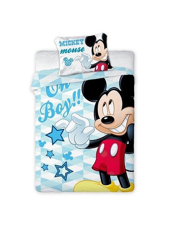 Posteljina Mickey Mouse 100/135, 40/60 - Posteljina za krevetiće