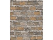 Flis tapeta ciglova zid Factory IV 428056, 0,53 x 10 m | Ljepilo besplatno Rasch