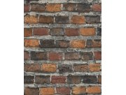 Flis tapeta ciglova zid Factory IV 428063, 0,53 x 10 m | Ljepilo besplatno Rasch