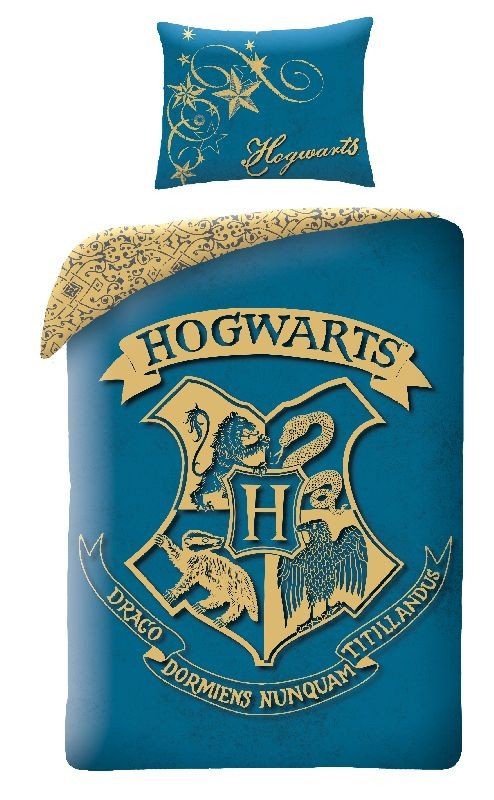 HALANTEX Posteljina Harry Potter plava Pamuk, 140/200, 70/90 cm - Posteljina za mlade