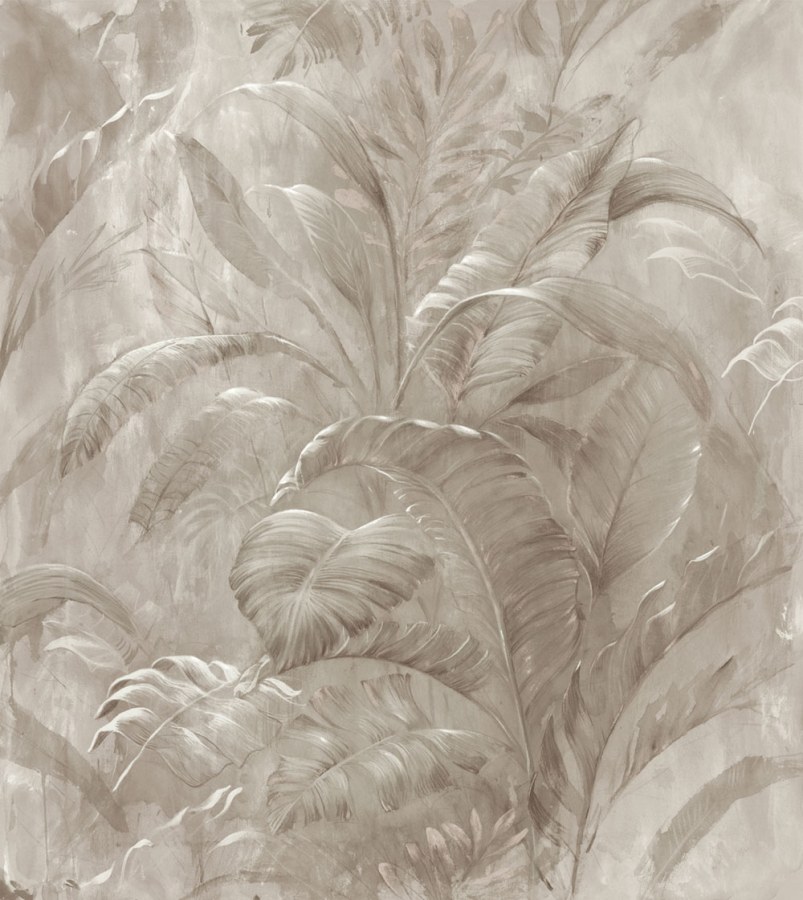 Luksuzna periva flis foto tapeta 300412 DX, Palme, lišće, 250x280cm | Ljepilo besplatno