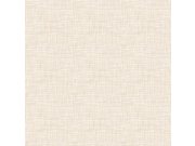 Kremasta flis tapeta imitacija grubo tkanine FT221241 | 0,53 x 10 m | Ljepilo besplatno