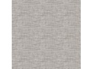 Siva flis tapeta imitacija grubo tkanine FT221242 | 0,53 x 10 m | Ljepilo besplatno