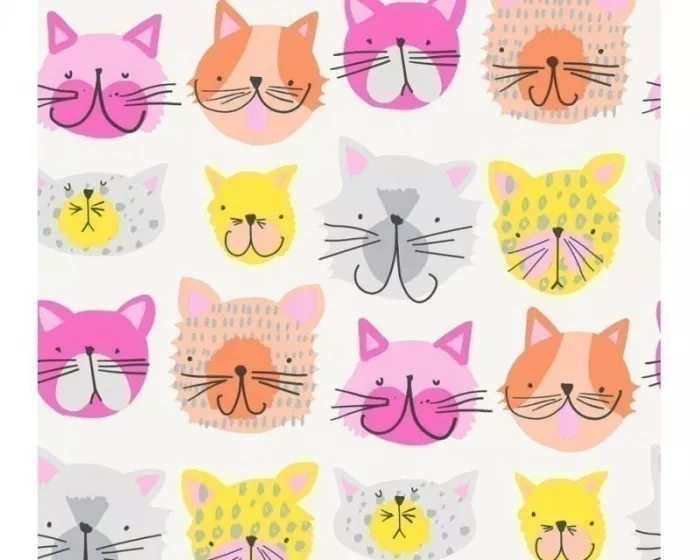 36754-2 Dječja papirnata tapeta za zid Mačke
