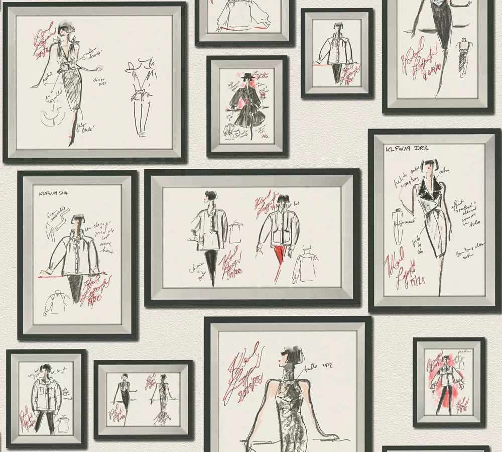37846-3 Flis tapeta za zid Karl Lagerfeld | Ljepilo besplatno - AS Création