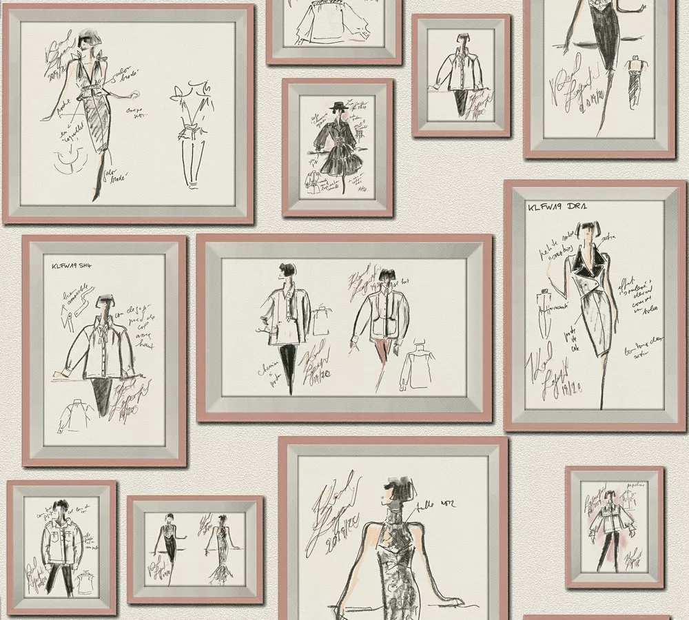 37846-4 Flis tapeta za zid Karl Lagerfeld | Ljepilo besplatno - AS Création