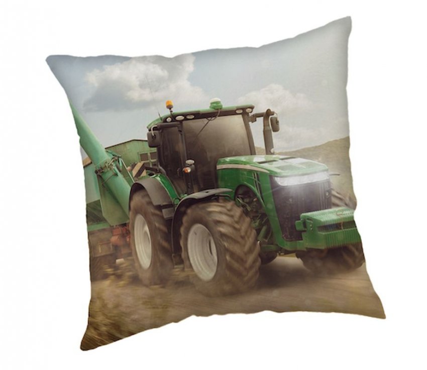 JERRY TKANINE Navlaka za jastuke Traktor zelena Poliester, 40/40 cm - pokrivači za jastuke