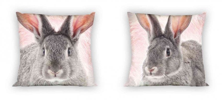 FARO Navlaka za jastuke Rabbit Cotton, 40/40 cm - pokrivači za jastuke