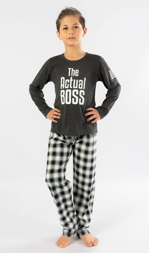 Dječja duga pidžama Actual boss - boys