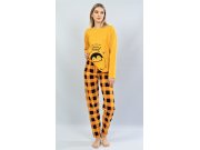 Ženska duga pidžama Penguin Žene - Ženske pidžame - Ženska pidžama s dugim rukavima