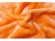 Plahta mikroflanel narančasta svijetla | 180x200x20 cm Posteljina za krevete - Plahte - Mikroflanel plahte