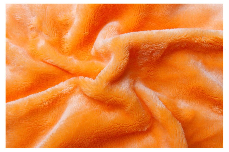 Plahta mikroflanel narančasta svijetla | 180x200x20 cm - Mikroflanel plahte
