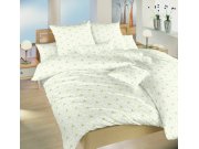 Posteljina pamuk kristalni kiwi na bijelom Posteljina za krevete - Posteljina - Posteljina pamuk