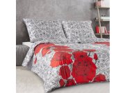 Posteljina saten Geon Red Rose | 140x200, 70x90 cm Posteljina za krevete - Posteljina - Posteljina saten