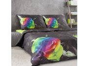 Posteljina saten Geon Rainbow ruža | 140x200, 70x90 cm Posteljina za krevete - Posteljina - Posteljina saten