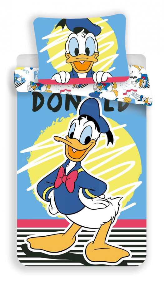 Posteljina Donald Duck 03 | 140x200, 70x90 cm - Licencirana posteljina