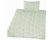 Pamučna posteljina za bebu Media feeder zelena | 90x130, 45x60 cm Posteljina za krevete - Dječja posteljina - Dječja posteljina za bebe - Dječja posteljina pamuk