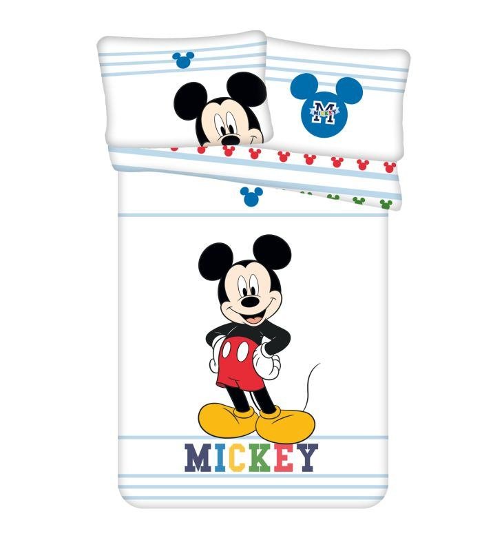 JERRY TKANINE Posteljina za krevetić Mickey colors baby pamuk, 100/135, 40/60 cm