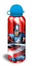 EUROSWAN ALU boca Avengers Captain America Aluminium, Plastic, 500 ml Za škole i vrtiće - boce za vodu