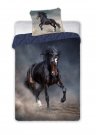 FARO Posteljina Black Horse Cotton, 140/200, 70/90 cm Posteljina foto print