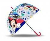 EUROSWAN Mickey POE prozirni kišobran, promjera 70 cm Za škole i vrtiće - kišobrani