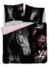 DETEXPOL francuska posteljina Horse Romantic Cotton, 220/200, 2x70 / 80 cm Posteljina foto print