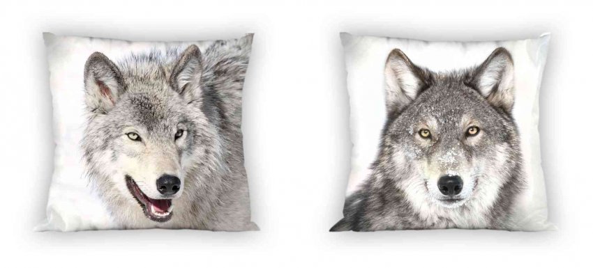 FARO Navlaka za jastuke Wolf Cotton, 40/40 cm - pokrivači za jastuke