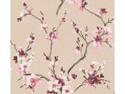 Tapeta od flisa trešnjin cvijet 38520-3 Desert Lodge | Ljepilo besplatno