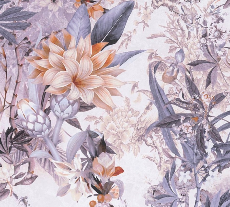Cvjetna tapeta od flisa 38177-2 Dream Flowery | Ljepilo besplatno - AS Création