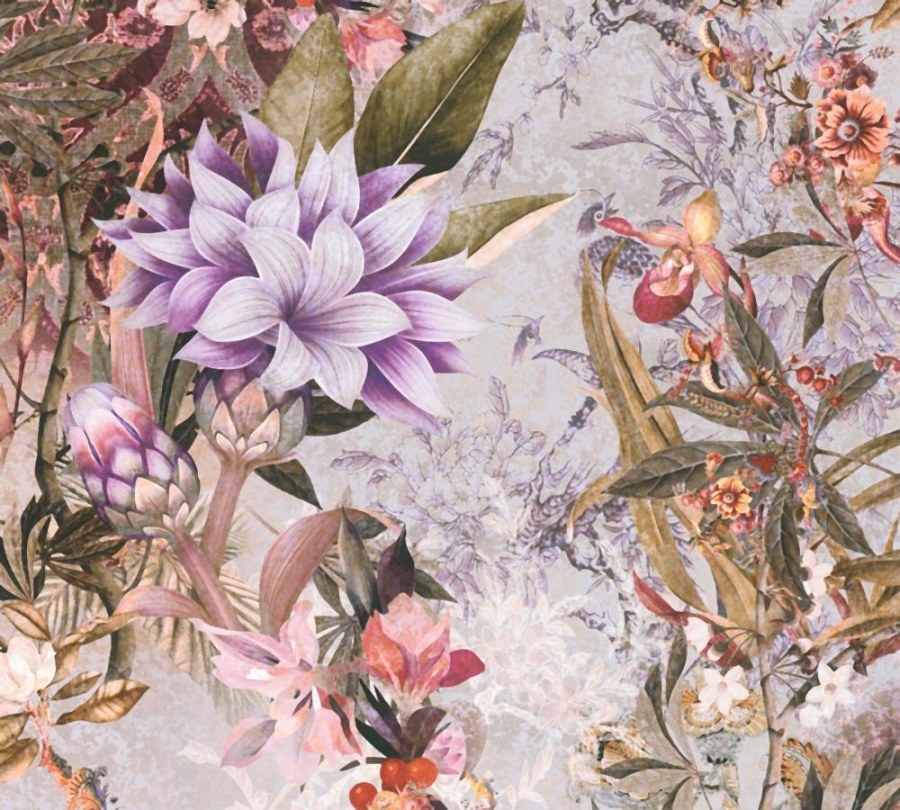 Cvjetna tapeta od flisa 38177-3 Dream Flowery | Ljepilo besplatno - AS Création