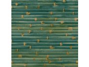 Zelena flis tapeta za zid, imitacija bambusa WL1101 | Ljepilo besplatno Grandeco