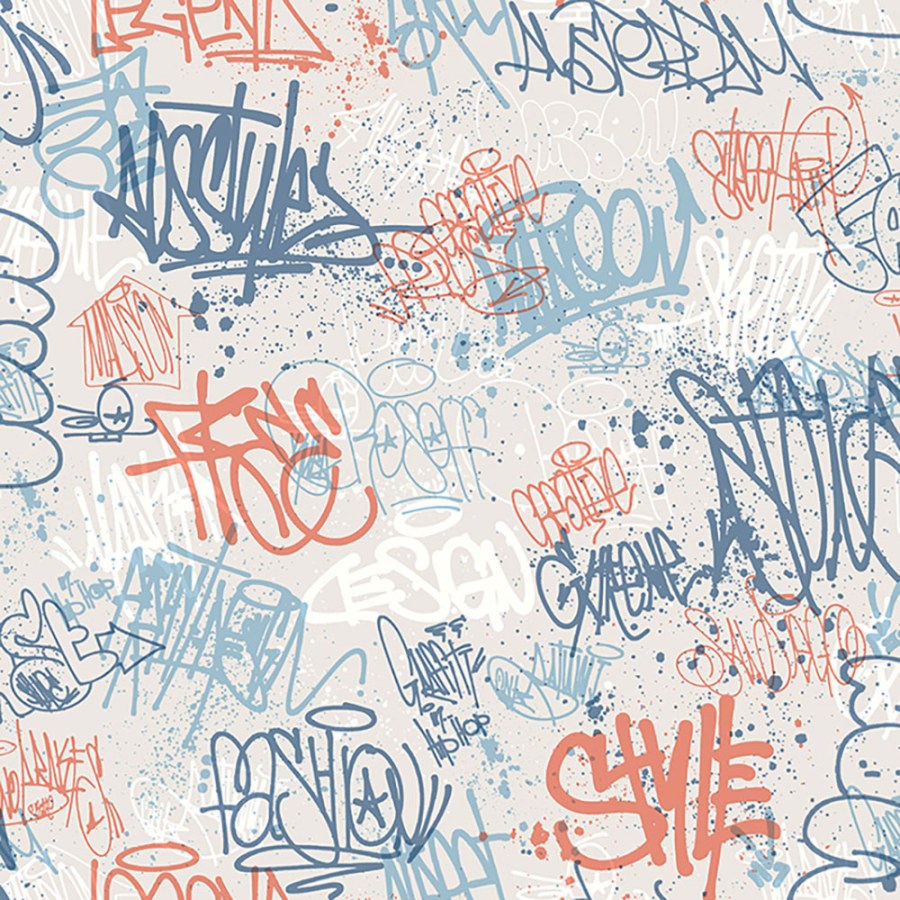 Dječja flis tapeta graffiti My Kingdom M51301 | Ljepilo besplatno - Ugépa