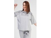 Ženska capri pidžama Romantica Žene - Ženske pidžame - Nadmjerna ženska pidžama - Nadmjerna ženska kapri pidžama