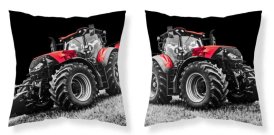 DETEXPOL Navlaka za jastuk Traktor crvena mikro poliester, 40/40 cm Jastučići - pokrivači za jastuke