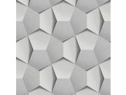 Geometrijska siva flis tapeta A54604 | Ljepilo besplatno Na skladištu